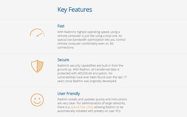 Radmin Features
