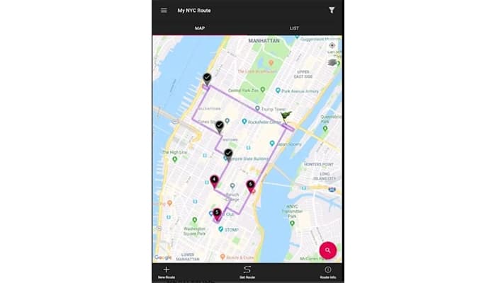 RoadWarrior Route Tracking