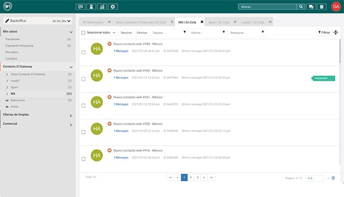 S1 Gateway Contacts
