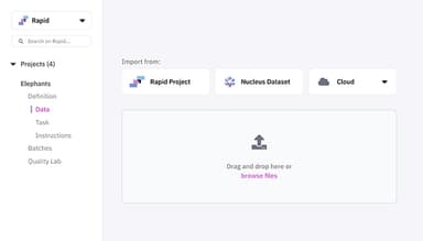 Scale Rapid data import