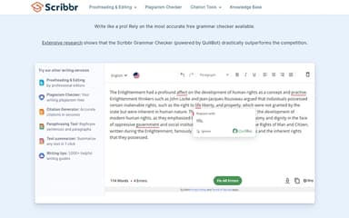 Scribbr AI Writing Tools