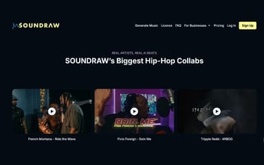 SOUNDRAW Dashboard