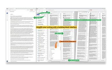 Speare Simplify Writing With Building Blocks Interface