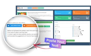 Speechelo Paste Your text