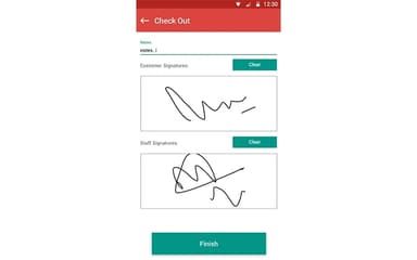 Speed Customer And Staff Signature