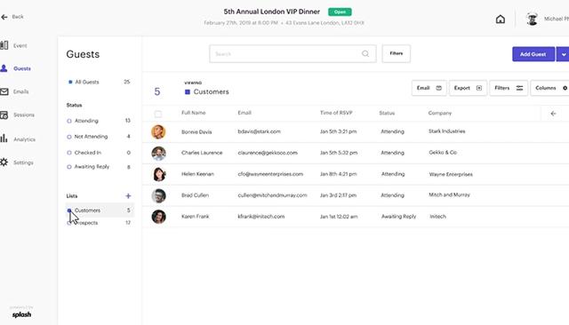 Splash Event Management