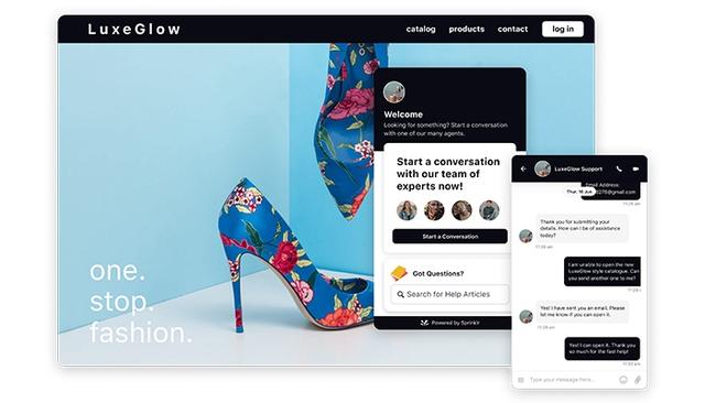Sprinklr Service LiveChat