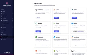 Swell Integrations