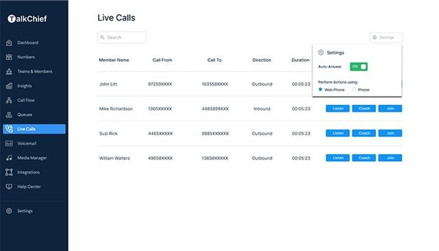 TalkChief Live Calls 