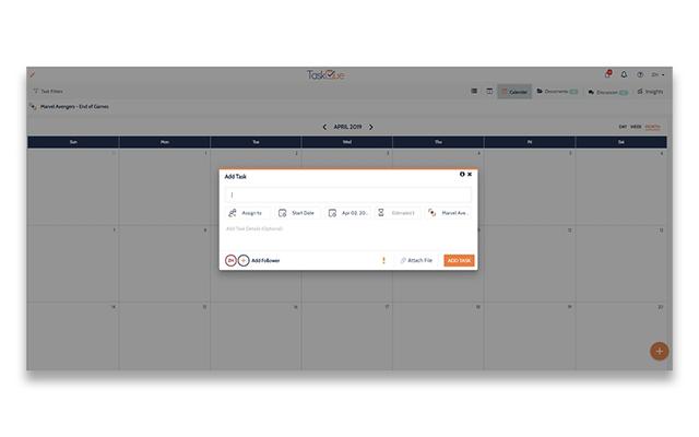 TaskQue Add Task