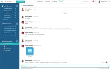 Taskworld-direct-messaging