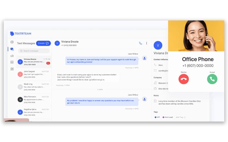 Textr Team Test Messages