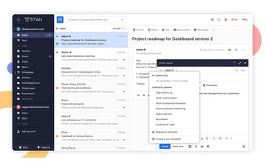 Titan Email My Templates