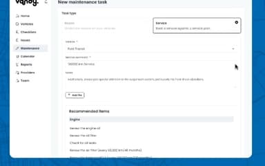 Vandy Maintenance Task