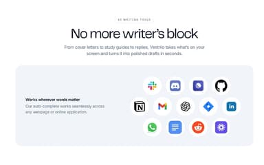 Ventrilo AI Writing Tools