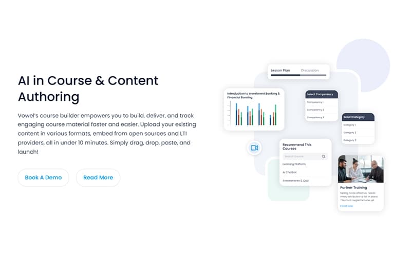 Vowel LMS AI in Course and Content