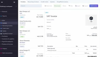 Wafeq Manage Invoices