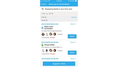 Whova Virtual Meetups
