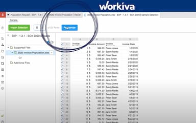 Workiva Evidence Management