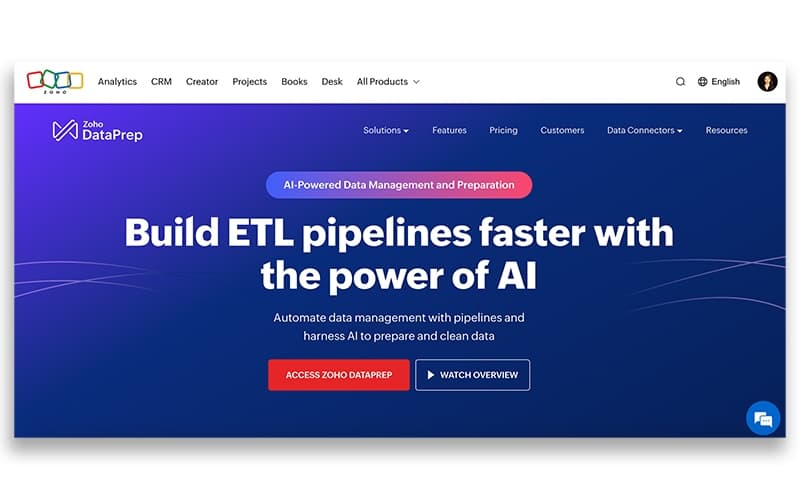 Zoho DataPrep