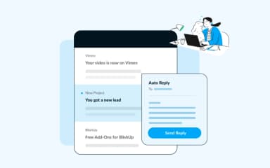 Bluetick Auto Reply
