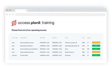 Accessplanit Course Live Feed