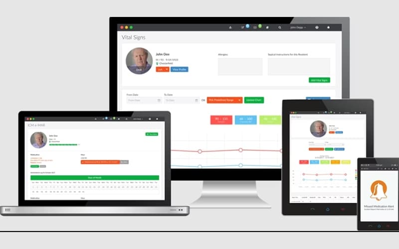 iCareManager Desktop and Mobile View
