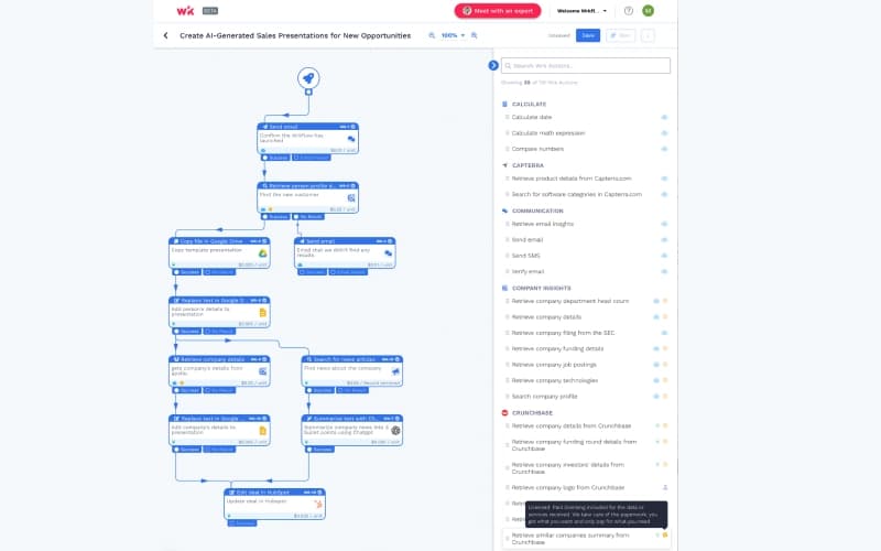 Wrk Create Presentation with AI