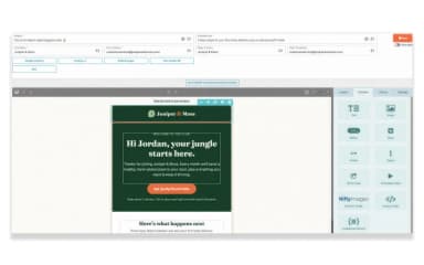 Emfluence Drag and Drop Email Builder