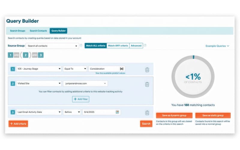 Emfluence Query Builder