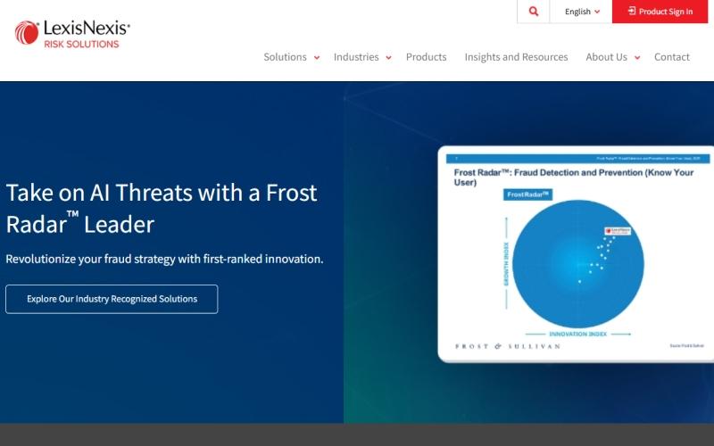 ThreatMetrix Sign Up Page