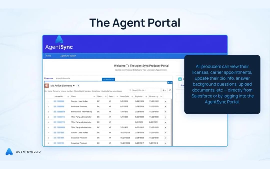 AgentSync The Agent Portal