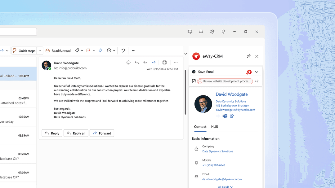 eWay CRM screenshot 2
