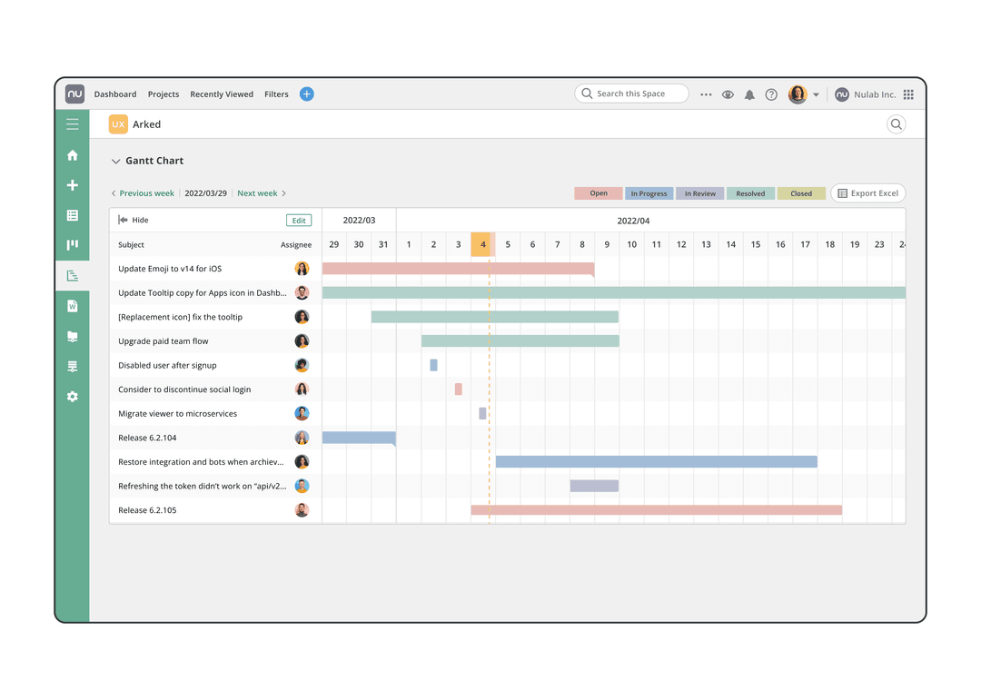 Backlog Dashboard View 1