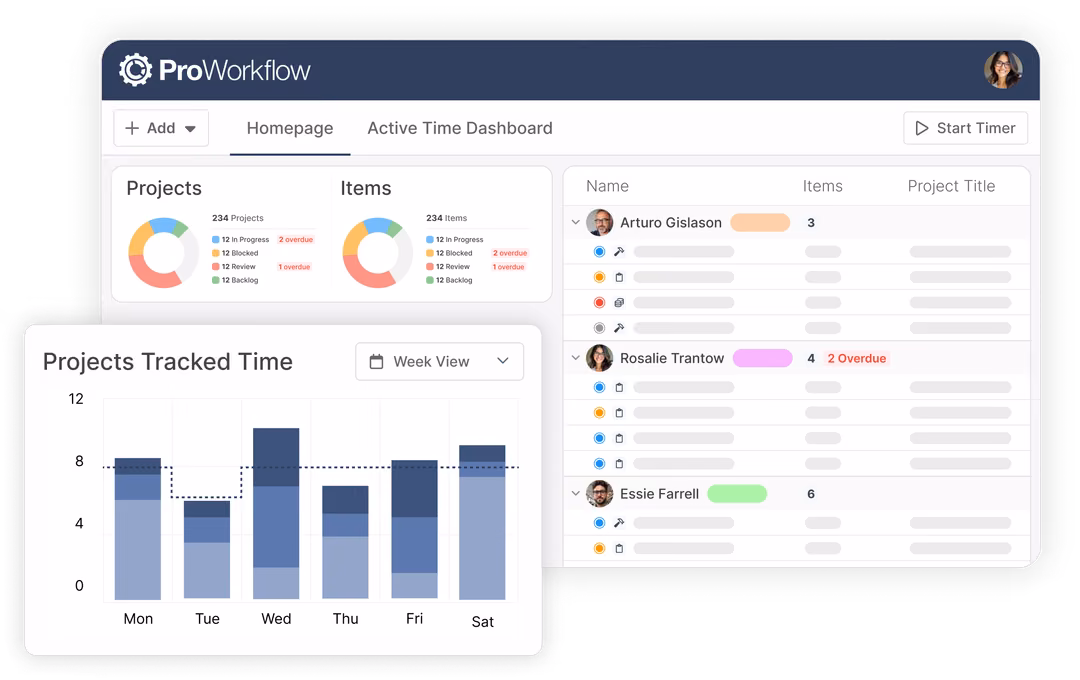 ProWorkflow Homepage