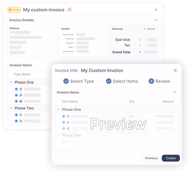 ProWorkflow Invoice Details