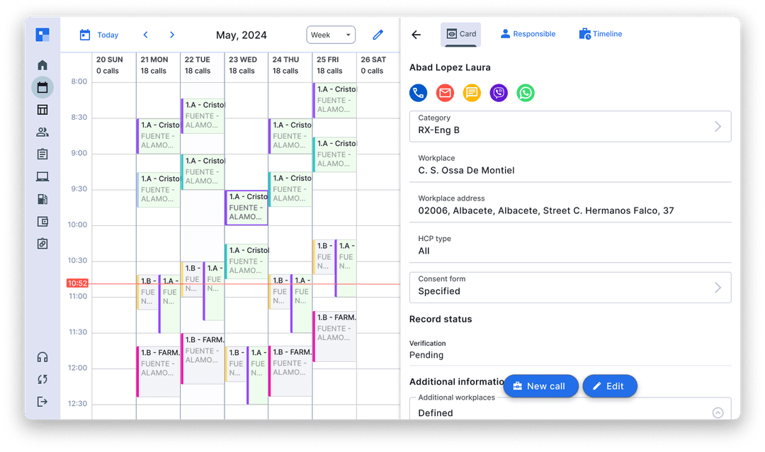 Proxima Cloud CRM screenshot