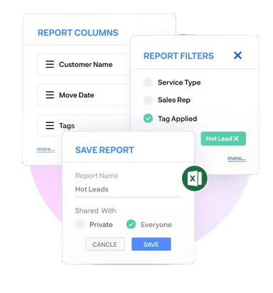 Movegistics CRM screenshot