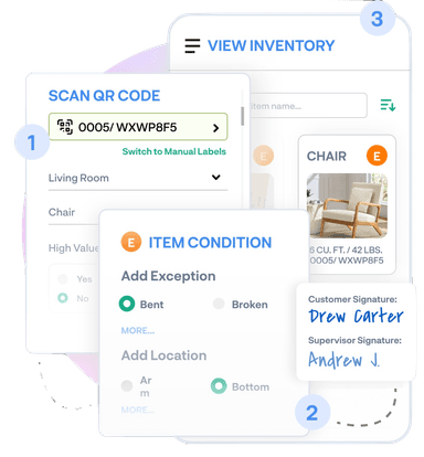 Movegistics CRM screenshot