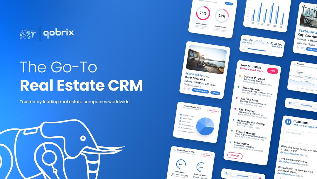 Qobrix CRM screenshot