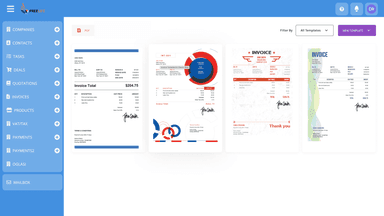 Free CRM screenshot