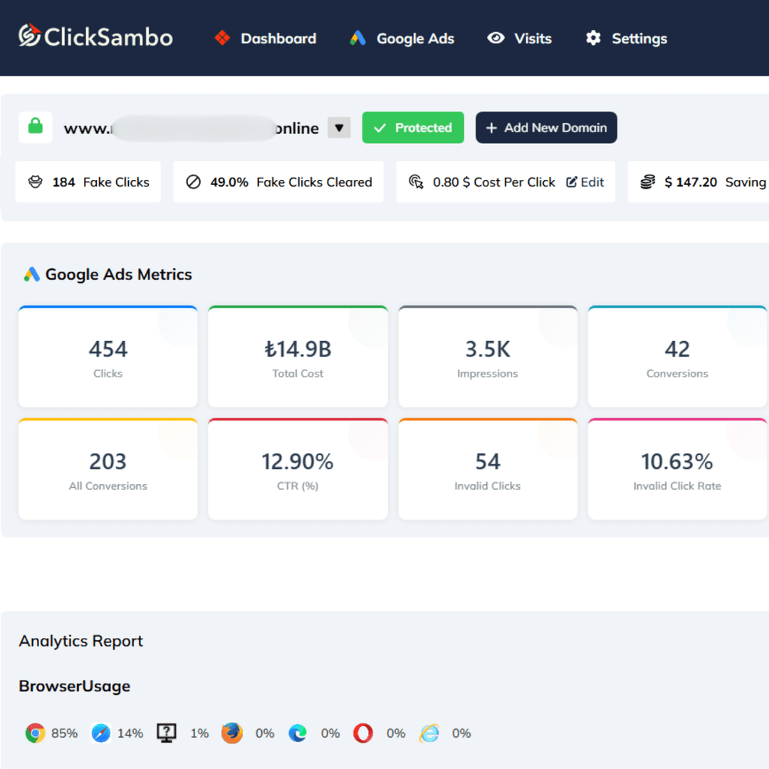 ClickSambo screenshot