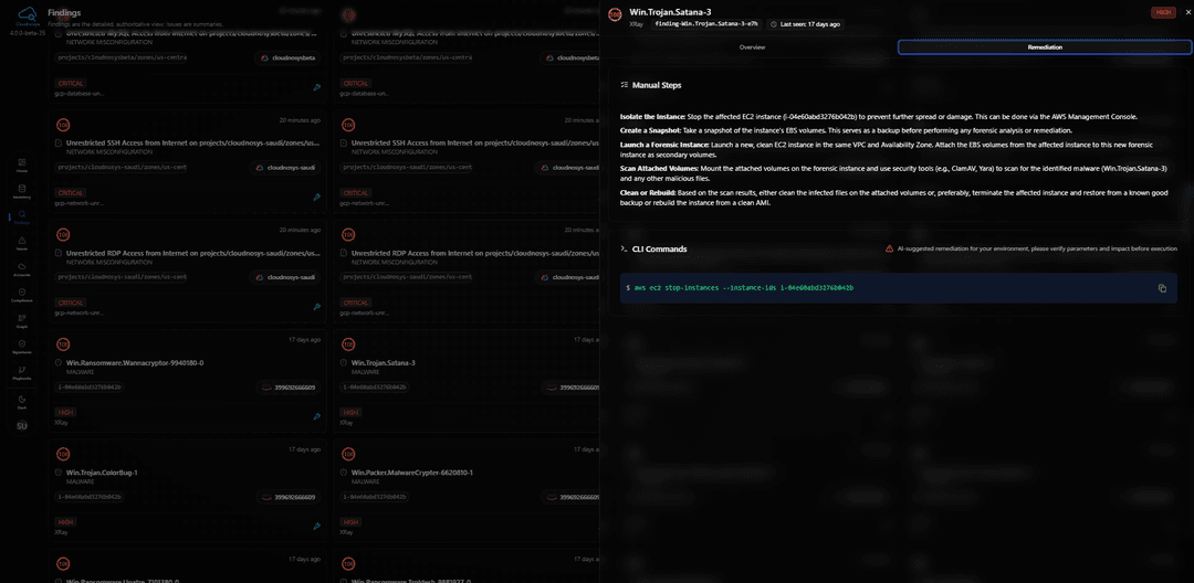 Cloudnosys screenshot
