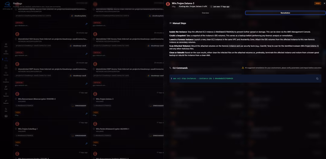 Cloudnosys screenshot