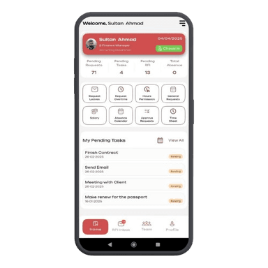HYP ERP My Pending Tasks