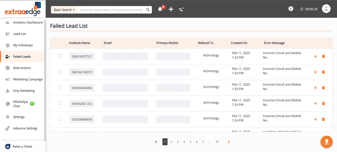 Extraaedge screenshot