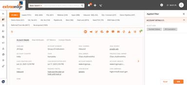 Extraaedge screenshot