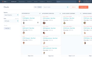 HubSpot CRM Software screenshot