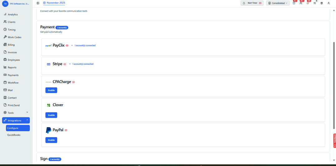 TPS Cloud Axis screenshot