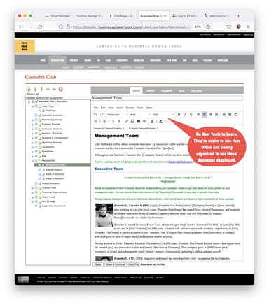 BizPlanBuilder® Business Planning / Investor Attraction System Power Tools